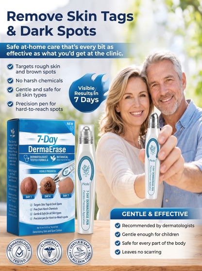 DermaErase™ – Precision Roll-On for Warts, Skin Tags & Blemishes