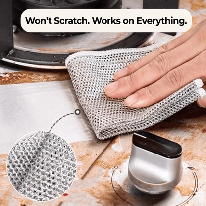 Scrubix™ – Reusable Scratch-Free Cleaning Scrubber for Kitchen, Bathroom & Home