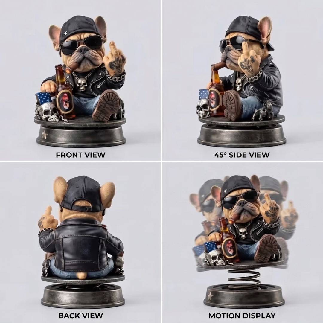 BobbleBull™ - Bulldog Dashboard Bobblehead