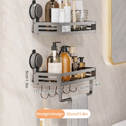 ShowerRack™ - Drill-Free Shower Storage Shelf for a Clutter-Free Bathroom