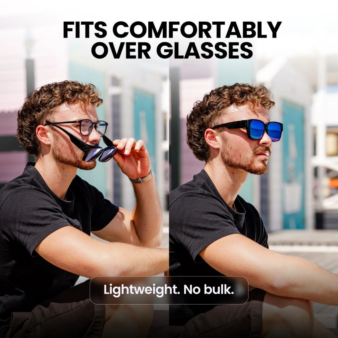 EasyShade™ - Sunglasses That Fit Over Your Glasses