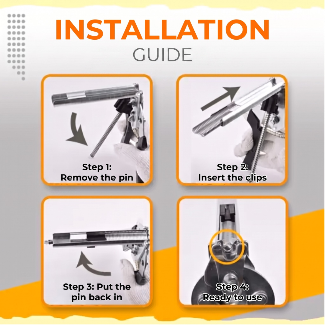 SteelGrip™ – Professional Tool for Installing Nail Rings and Wire Cages