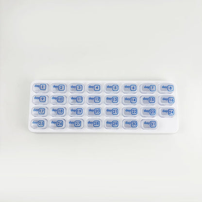 DoseMate™ - Stay Organised with a Practical 31-Day Pill Organiser
