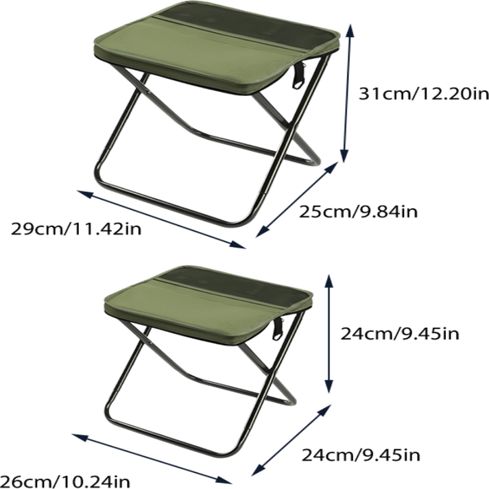 TrailSeat™ - Foldable Camping Stool with Carry Bag
