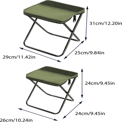 TrailSeat™ - Foldable Camping Stool with Carry Bag