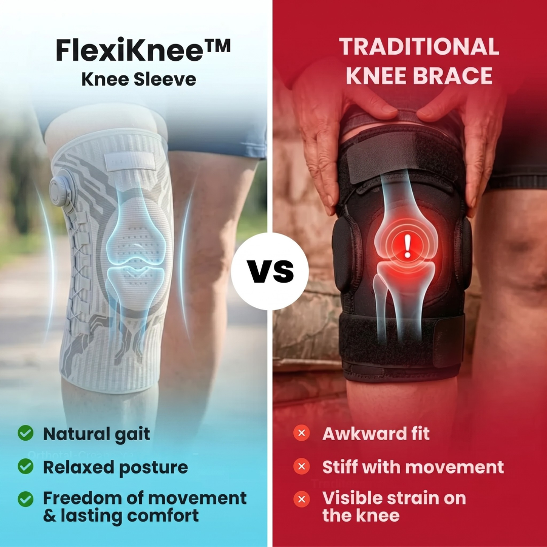 FlexiKnee™ – Adjustable Knee Support With Targeted Compression