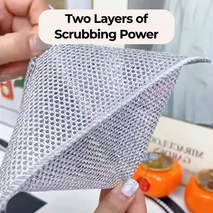 Scrubix™ – Reusable Scratch-Free Cleaning Scrubber for Kitchen, Bathroom & Home