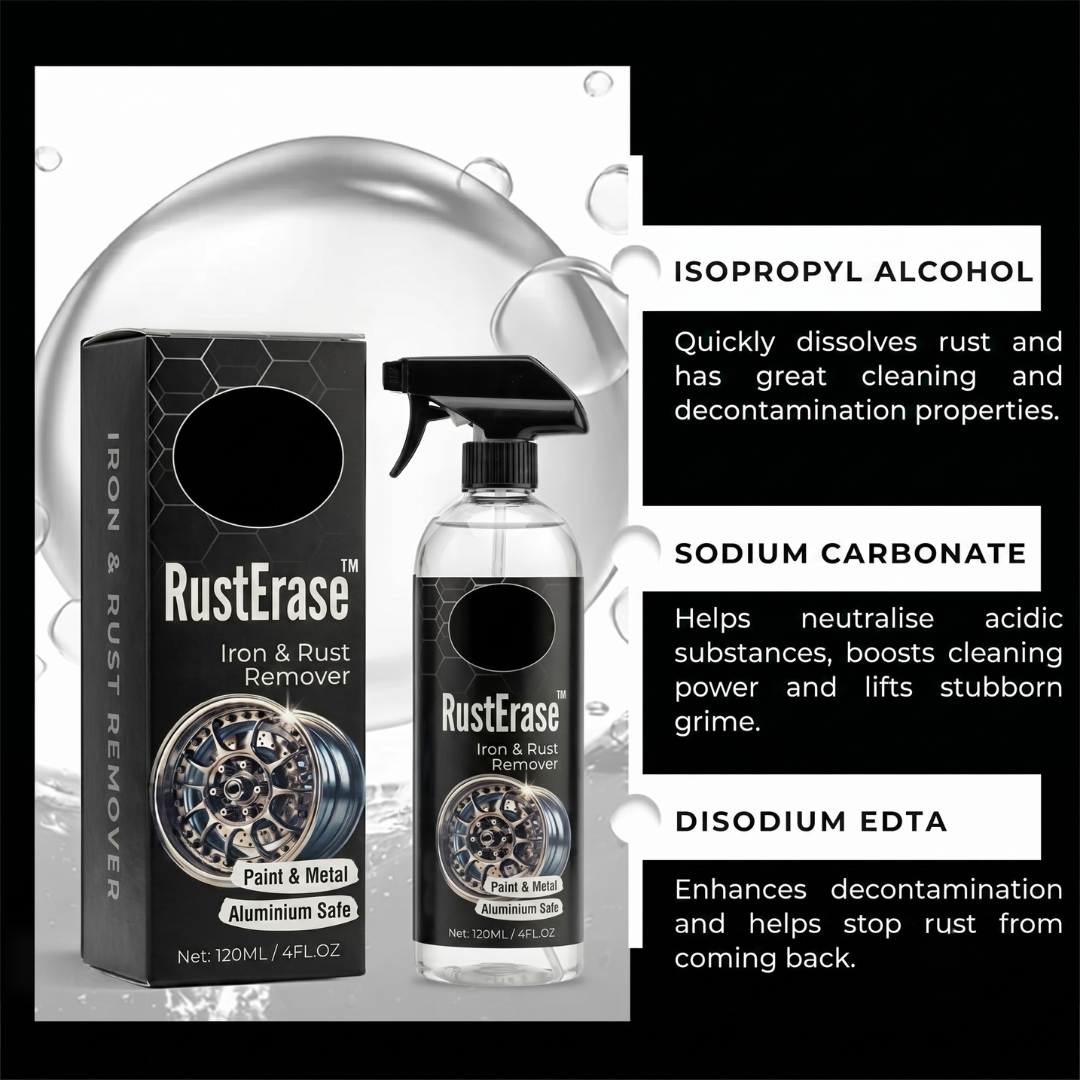 RustErase™ - Powerful Rust Remover for Cars & Metal Surfaces