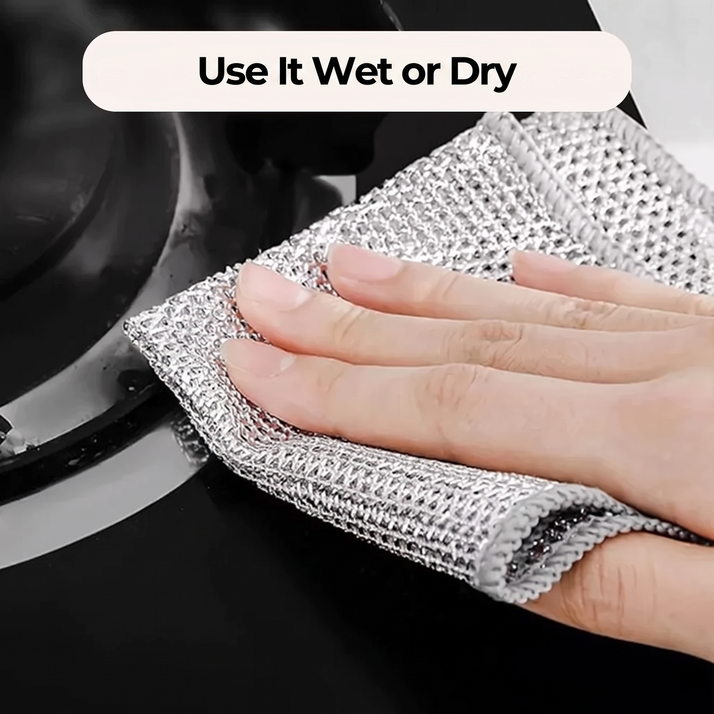 Scrubix™ – Reusable Scratch-Free Cleaning Scrubber for Kitchen, Bathroom & Home