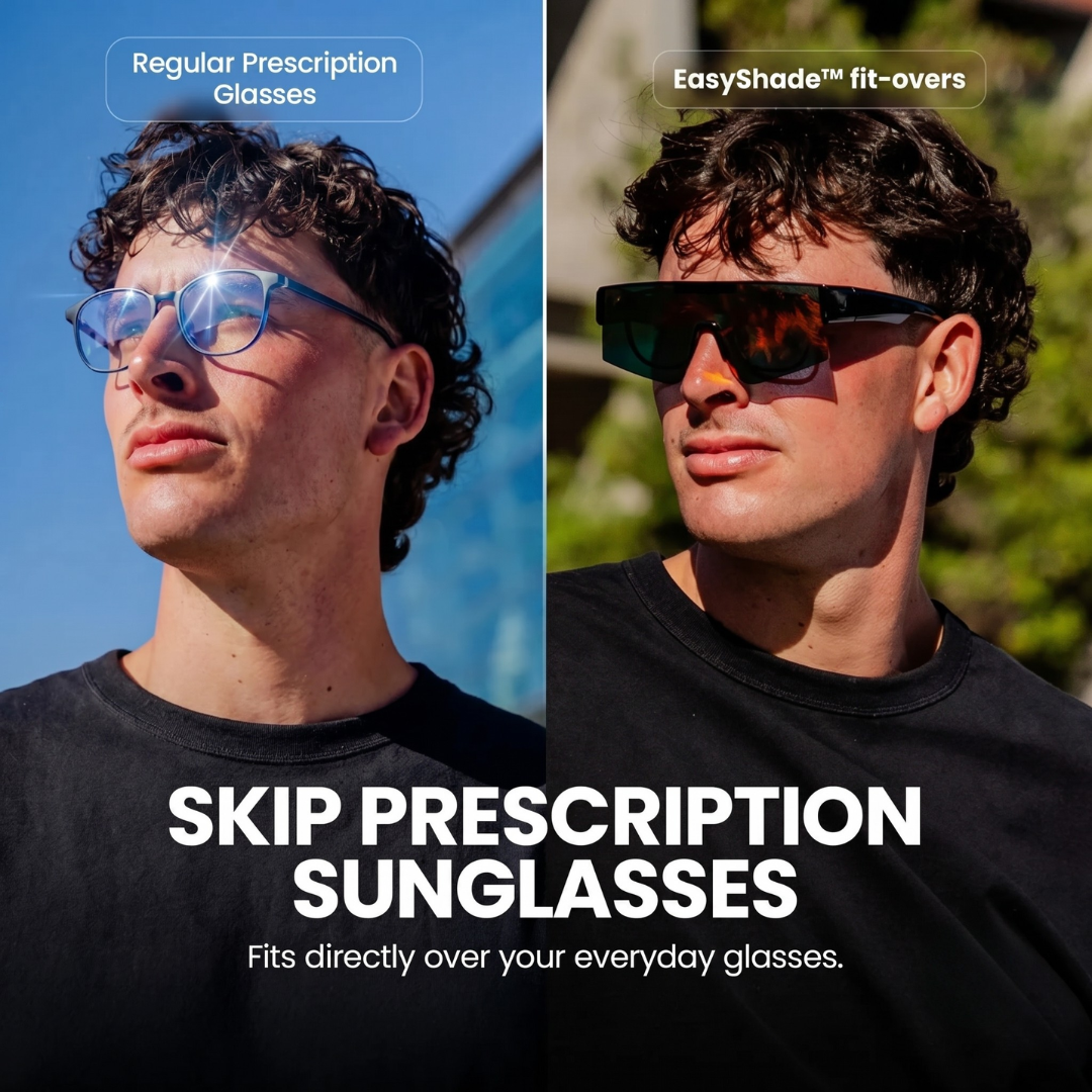 EasyShade™ - Sunglasses That Fit Over Your Glasses