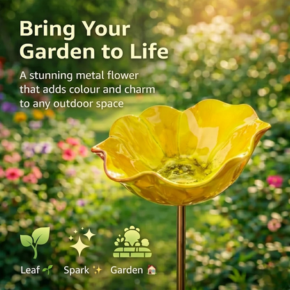 AviFlora™ – Botanical Bird Bath for Birds, Bees & Butterflies