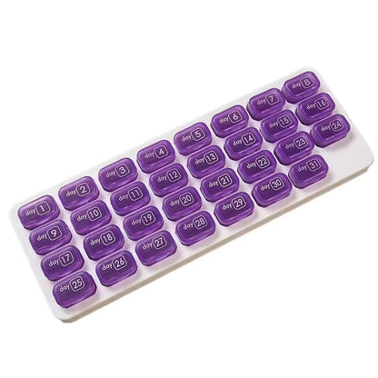 DoseMate™ - Stay Organised with a Practical 31-Day Pill Organiser